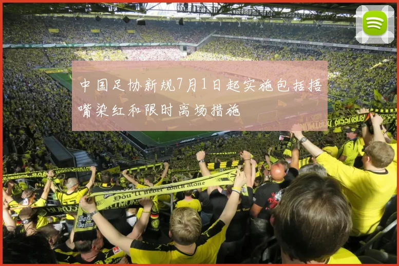 中国足协新规7月1日起实施包括捂嘴染红和限时离场措施